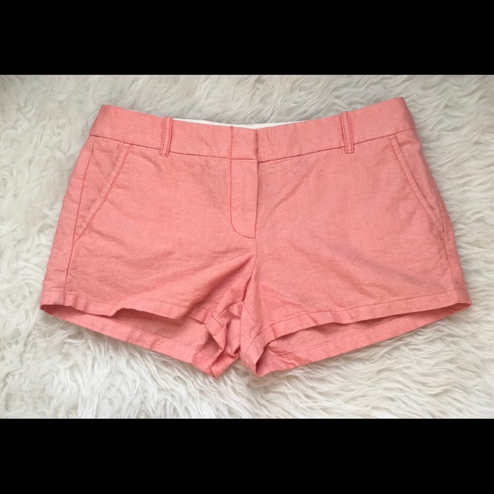 Women’s J Crew Coral Shorts Sz 6